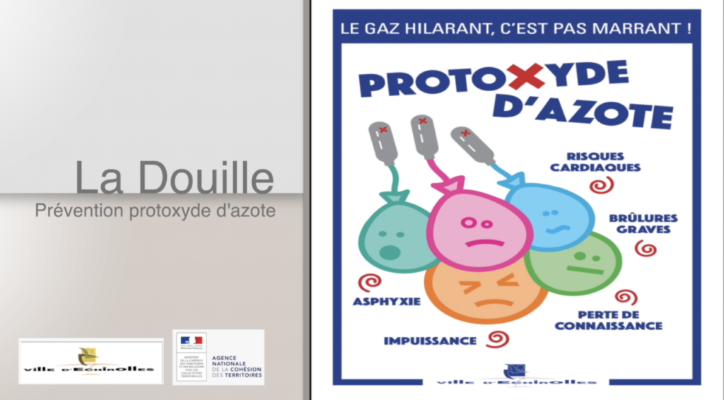 Humour Azote La douille, protoxyde d'azote, Le Gaz Hilarant c'est pas marrant ...