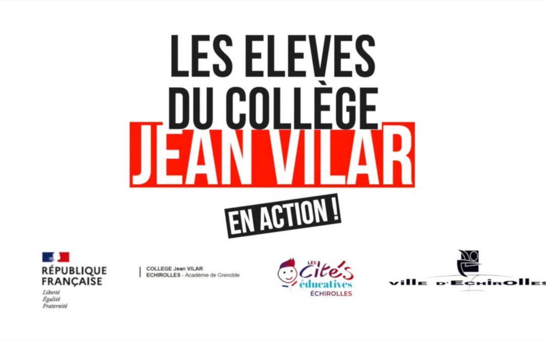 Les élèves du collège Jean Vilar en action pour le bien-être et le vivre-ensemble